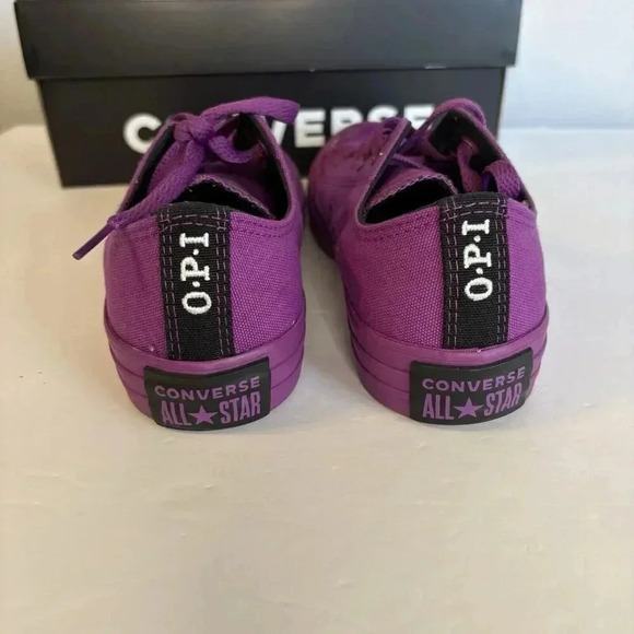 Converse x OPI‎ Chuck Taylor All Star Positive Vibes Only Purple Womens 5/Mens 3 - Picture 6 of 9